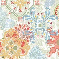 Crimson Stamps II Spring Framed Print