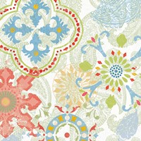 Crimson Stamps III Spring Fine Art Print