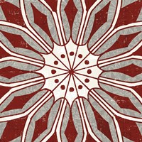 Inspired India Red V Fine Art Print