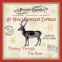 North Pole Express IV Fine Art Print