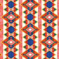 Wild Wood Tiles IV Bright Fine Art Print