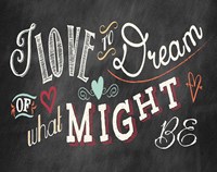 You and Me II Color Framed Print