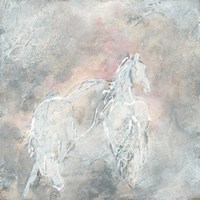 Blush Horses II Fine Art Print