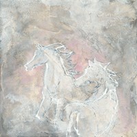 Blush Horses I Fine Art Print