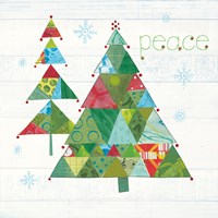 Christmas Patchwork IV Framed Print