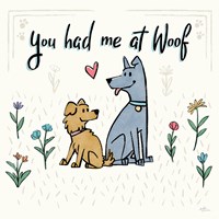 Dogs in the Garden III Fine Art Print