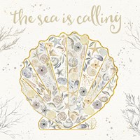 Seaside Blossoms I Neutral Fine Art Print