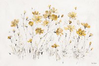 Wildflowers I Yellow Fine Art Print