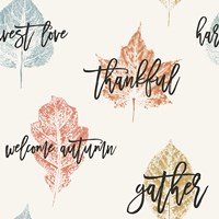 Harvest Sentiments Pattern IV Fine Art Print