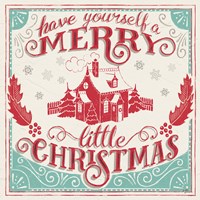 Merry Little Christmas V Framed Print