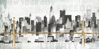 New York Skyline II Framed Print