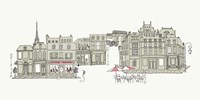 World Cafe V Paris II Fine Art Print