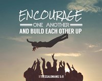 Encourage One Another - Celebrating Team Fine Art Print