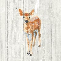 Into the Woods III no Border on Barn Board Framed Print