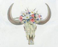 Bohemian Rising II on White Fine Art Print