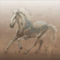 Stallion II on Leather Framed Print