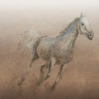 Stallion I on Leather Fine Art Print