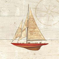 Nautique II Framed Print