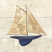 Nautique I Framed Print