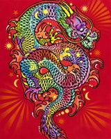 Red Dragon Fine Art Print