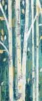 Birches in Spring Panel I Fine Art Print