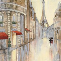 Touring Paris Couple III Fine Art Print