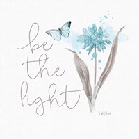 Sunny Day VII Aqua Framed Print