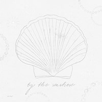 Coastal Splash II no Color Framed Print