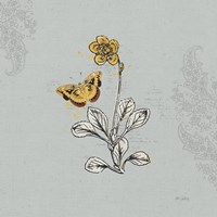 Harvest Fields IV Gray Fine Art Print