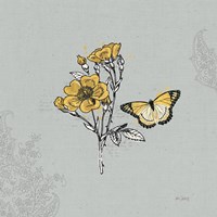 Harvest Fields III Gray Fine Art Print