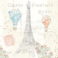 Lighthearted in Paris V Fine Art Print