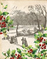 Vintage Holiday I Framed Print