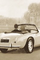 A Ride in Paris II Sepia Fine Art Print