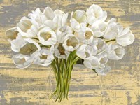 Washed Tulips (Ash & Gold) Fine Art Print