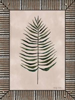 Areca Leaf Galvanized Fine Art Print