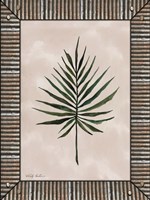Palm Leaf Galvanized Fine Art Print
