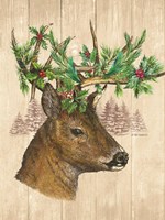 Holiday Deer Fine Art Print