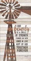 Family Circle Windmill Fine Art Print