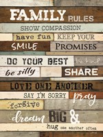 Family Rules Fine Art Print