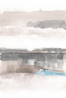 Influence of Line and Color Neutral Aqua Fine Art Print