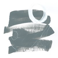 Gray and White IX Framed Print