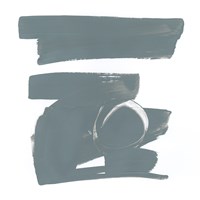 Gray and White XII Framed Print