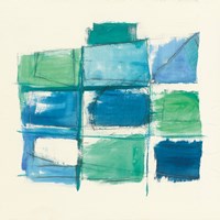 131 West 3rd Street Square III Framed Print