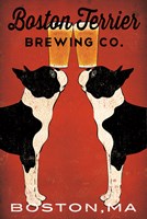 Boston Terrier Brewing Co Boston Fine Art Print