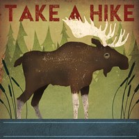 Take a Hike Moose Fine Art Print