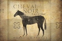 Cheval Noir v4 Fine Art Print
