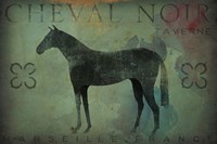 Cheval Noir v1 Fine Art Print