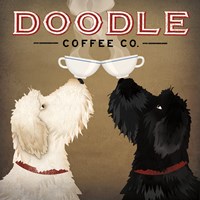 Doodle Coffee Double IV Fine Art Print