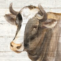 Looking at You II Shiplap Fine Art Print