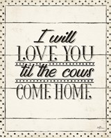 Country Thoughts XIV Framed Print